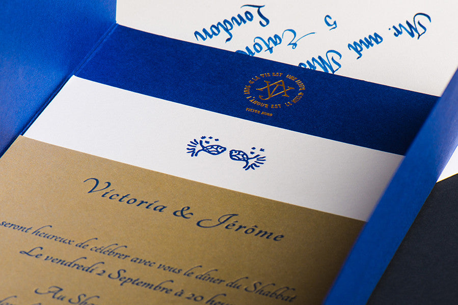 Volets Bleu et Or